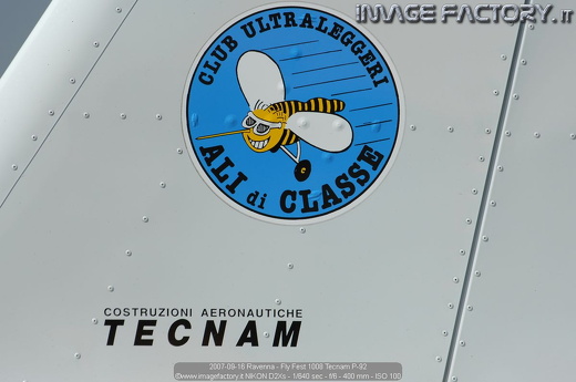 2007-09-16 Ravenna - Fly Fest 1008 Tecnam P-92